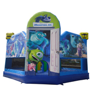 inflatable Monsters University bouncy castle